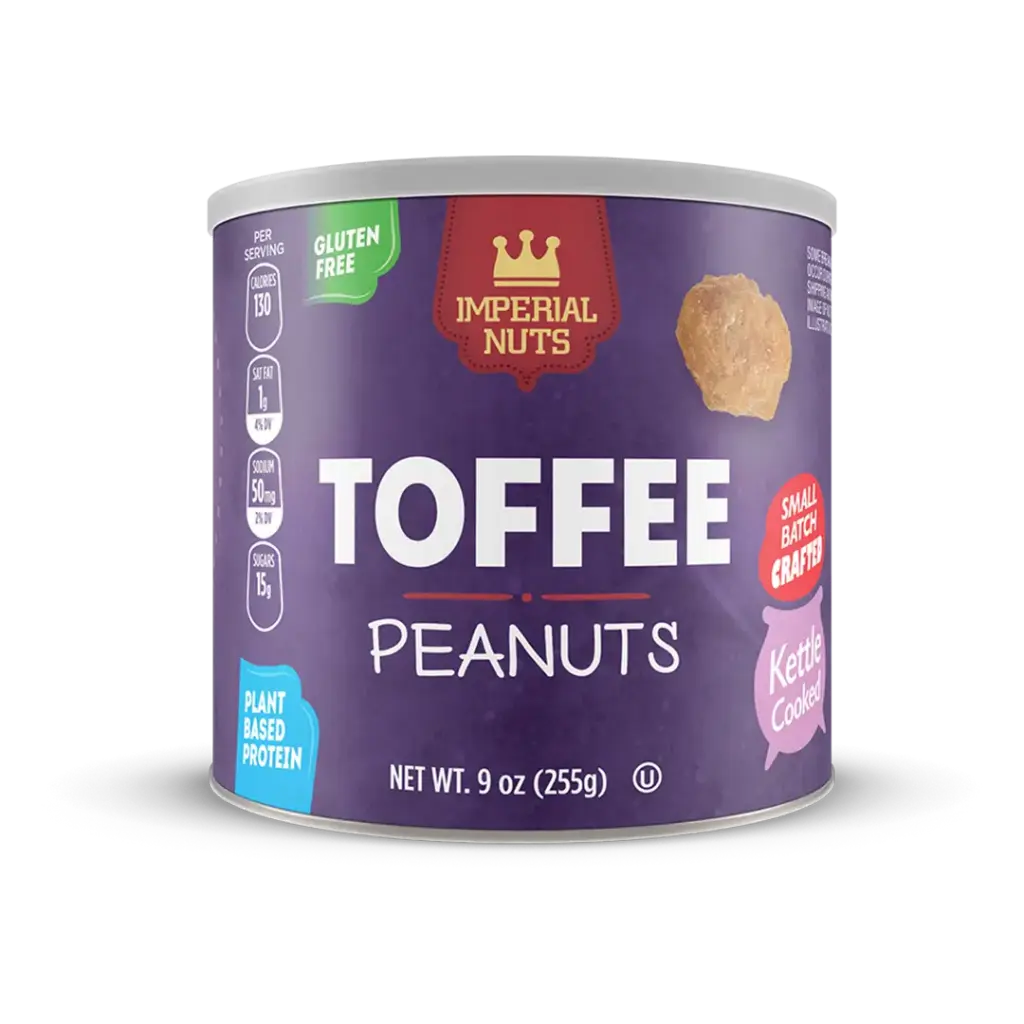 בוטנים מקורמלים בטעם טופי 255 גרם