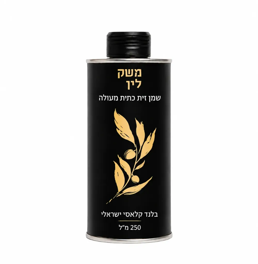 [120032] שמן זית ישראלי כתית מעולה בפחית (400 מל)
